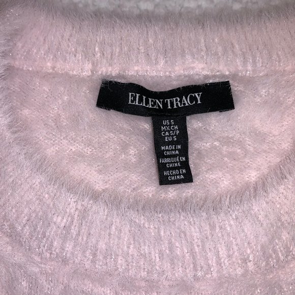 NWT $69 Ellen Tracy Downtown Glam Eyelash Sweater - Picture 3 of 5